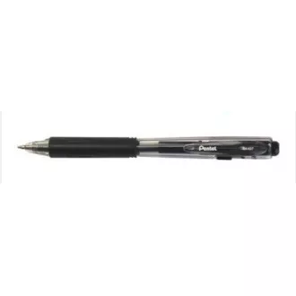 Kuličkové pero Pentel BK437 0,5mm černé tělo čiré