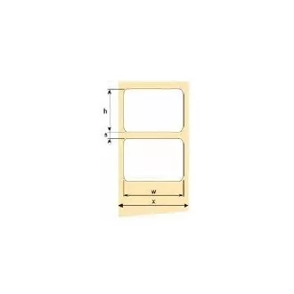 OEM samolepicí etikety 45mm x 25mm, bílý papír, cena za 2000 ks OEM samolepicí etikety 45mm x 25mm, bílý papír, cena za 2000 ks