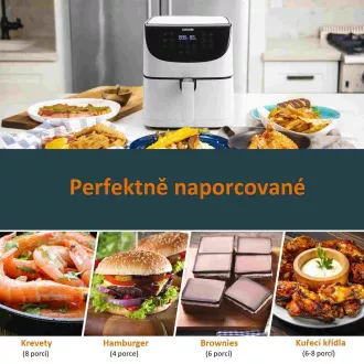 Cosori CP158-AF PREMIUM – 5.5L horkovzdušná fritéza + 5x špíz a gril. rošt, white