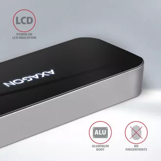 AXAGON HMC-6GL, USB 3.2 Gen 1 hub, porty 3x USB-A, HDMI 4k/30Hz, RJ-45 GLAN, PD 100W, kabel USB-C 20cm