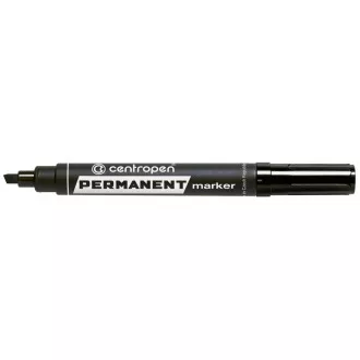 Značkovač Centropen 8576 permanent černý klínový hrot 1-4,6mm Značkovač Centropen 8576 permanent černý klínový hrot 1-4,6mm