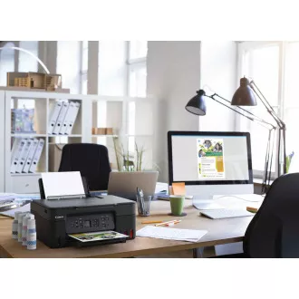 Canon PIXMA Tiskárna černá G3470 BLACK (doplnitelné zásobníky inkoustu) - MF (tisk, kopírka, sken), USB, Wi-Fi - A4/11min.