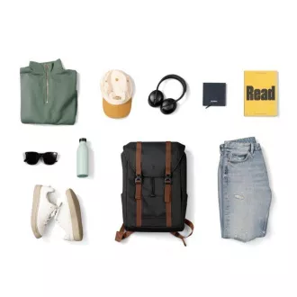 tomtoc VintPack - TA1 Laptop Backpack, černá tomtoc VintPack - TA1 Laptop Backpack, černá