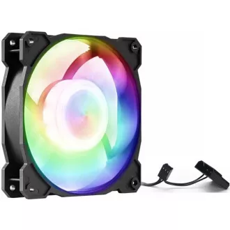 1stCOOL Statický RGB ventilátor 12cm, 3+4pin