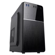VeinX case Chant CH25M Micro Tower, bez zdroje, 1x USB-C, 2x USB3.0, 1x USB2.0, černá