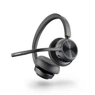 Poly Voyager 4320 bezdrátová náhlavní souprava, BT700 USB-A adaptér, stereo, nabíjecí stojánek