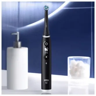 Oral-B iO Series 6s elektrický zubní kartáček, časovač, tlakový senzor, 5 programů, aplikace Oral-B, černá
