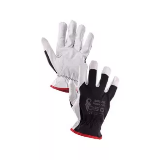 Kombinované rukavice TECHNIK PLUS, černo-bílé, vel. 10 Kombinované rukavice TECHNIK PLUS, černo-bílé, vel. 10