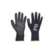 BUNTING BLACK rukavice nylon. PU dlaň 7