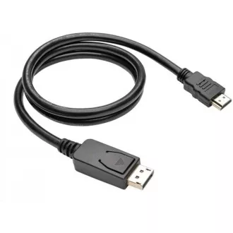 C-TECH kabel DisplayPort/HDMI, 3m, černý