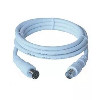 PREMIUMCORD TV kabel anténní propojovací 3m (koaxiální, M/F, 75 Ohm)