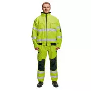 CLOVELLY pilot bunda HV oranžová XL