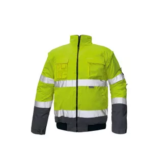 CLOVELLY pilot bunda HV oranž./navy L CLOVELLY pilot bunda HV oranž./navy L