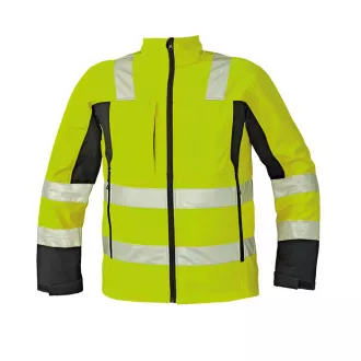 MALTON softshell. bunda HV žlutá S MALTON softshell. bunda HV žlutá S