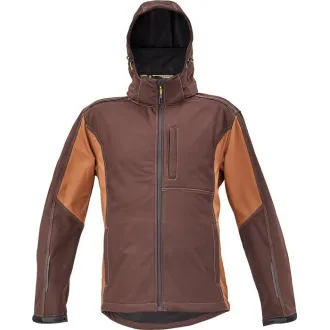 DAYBORO softshell bunda tm.hnědá M DAYBORO softshell bunda tm.hnědá M