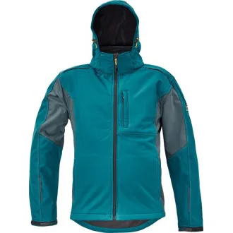 DAYBORO softshell bunda tm.hnědá 4XL