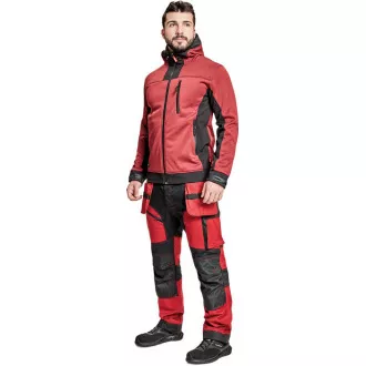 HUYER SOFTSHELL bunda royal modrá XL