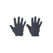 BUSTARD BLACK rukavice BA s PVC terčíky 10
