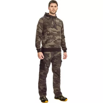CRAMBE mikina s kapucí camouflage L CRAMBE mikina s kapucí camouflage L