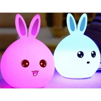Dětská noční LED lampička KRÁLÍČEK RGB