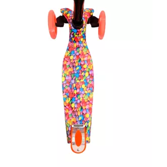 Koloběžka tříkolová MAXI SCOOTER se svítícími kolečky, BONBON, růžový Koloběžka tříkolová MAXI SCOOTER se svítícími kolečky, BONBON, růžový