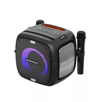C-TECH repro Impressio Qubis, Party reproduktor, 80W, Bluetooth, SD, USB, AUX, 2x mikrofon C-TECH repro Impressio Qubis, Party reproduktor, 80W, Bluetooth, SD, USB, AUX, 2x mikrofon