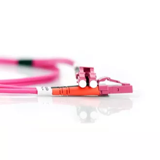DIGITUS Fiber Optic Patch Cord, LC to LC, Multimode OM4 - 50/125 µ, Duplex Length 2m DIGITUS Fiber Optic Patch Cord, LC to LC, Multimode OM4 - 50/125 µ, Duplex Length 2m