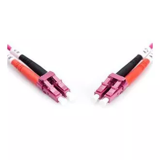 DIGITUS Fiber Optic Patch Cord, LC to LC, Multimode OM4 - 50/125 µ, Duplex Length 2m DIGITUS Fiber Optic Patch Cord, LC to LC, Multimode OM4 - 50/125 µ, Duplex Length 2m