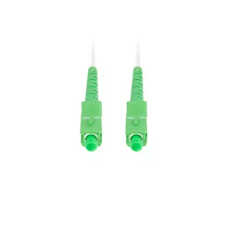 LANBERG optický patch cord SM SC/APC-SC/APC simplex 2,5m LSZH G657A2 průměr 3mm, barva bílá LANBERG optický patch cord SM SC/APC-SC/APC simplex 2,5m LSZH G657A2 průměr 3mm, barva bílá