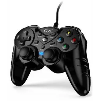 Genius GX Gaming GX-17UV, Gamepad, drátový, vibrační, pro PC a PS3, USB, černý - Rozbalené Genius GX Gaming GX-17UV, Gamepad, drátový, vibrační, pro PC a PS3, USB, černý - Rozbalené