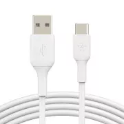 Belkin BOOST CHARGE USB-C/USB-A kabel, 1m, bílý