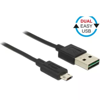 Delock kabel EASY-USB 2.0 Type-A samec > EASY-USB 2.0 Type Micro-B samec černý 0,2 m Delock kabel EASY-USB 2.0 Type-A samec > EASY-USB 2.0 Type Micro-B samec černý 0,2 m