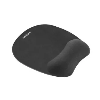 Podložka pod myš ergonomická Natec CHIPMUNK, paměťová pěna, černá, 230x200 mm Podložka pod myš ergonomická Natec CHIPMUNK, paměťová pěna, černá, 230x200 mm