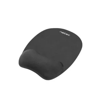 Podložka pod myš ergonomická Natec CHIPMUNK, paměťová pěna, černá, 230x200 mm Podložka pod myš ergonomická Natec CHIPMUNK, paměťová pěna, černá, 230x200 mm