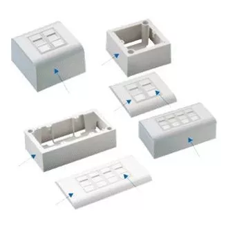 DATACOM STP 2xRJ45 zásuvka Cat5e (pod i nad omítku) DATACOM STP 2xRJ45 zásuvka Cat5e (pod i nad omítku)