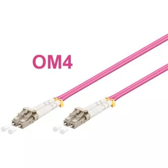 Optický patch kabel duplex LC-LC 50/125 MM 3m OM4 Optický patch kabel duplex LC-LC 50/125 MM 3m OM4