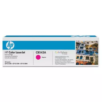 HP 125A (CB543A) - toner, magenta (purpurový) HP 125A (CB543A) - toner, magenta (purpurový)