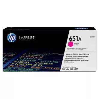 HP 651A (CE343A) - toner, magenta (purpurový) HP 651A (CE343A) - toner, magenta (purpurový)