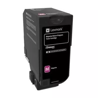 Lexmark 74C2SM0 - toner, magenta (purpurový)