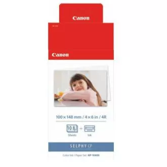 Canon Color Ink Paper Set, KP108IN, KP-108IN, foto papír, 3 balení KP36IN typ lesklý, 3115B001, bílý, CP100, 220, 300, 330, 400, 5