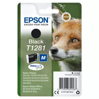 Epson T1281 (C13T12814022) - cartridge, black (černá) Epson T1281 (C13T12814022) - cartridge, black (černá)
