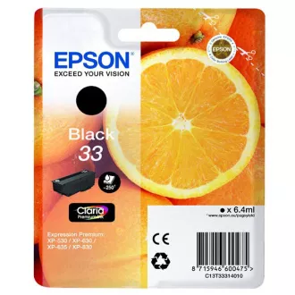 Epson T3331 (C13T33314010) - cartridge, black (černá) Epson T3331 (C13T33314010) - cartridge, black (černá)