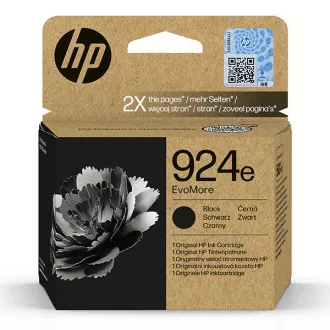 HP 924e (4K0V0NE) - cartridge, black (černá) HP 924e (4K0V0NE) - cartridge, black (černá)