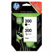 HP 300 (CN637EE) - cartridge, black + color (černá + barevná)