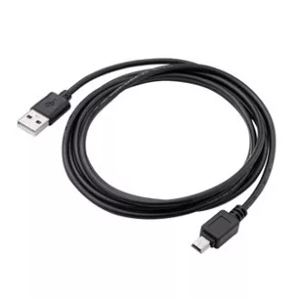 USB kabel (2.0), USB A samec - miniUSB samec, 3m, černý, DOPRODEJ USB kabel (2.0), USB A samec - miniUSB samec, 3m, černý, DOPRODEJ