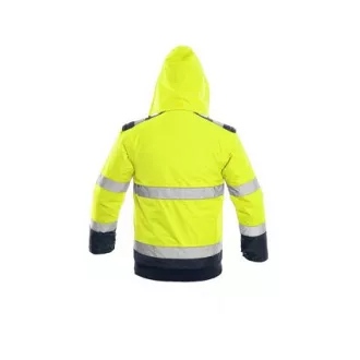 Bunda LUTON, výstražná, žluto-modrá Bunda LUTON, výstražná, žluto-modrá