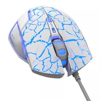 E-blue Mazer Pro Myš drátová, bílo-modrá, 2500DPI E-blue Mazer Pro Myš drátová, bílo-modrá, 2500DPI