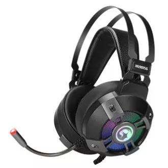 Marvo HG9015G sluchátka s mikrofonem, drátová, černá, 7.1 (virtuálně), USB